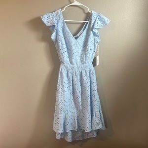 Baby blue summer dress, Jessica Simpson, cap sleeves, never worn